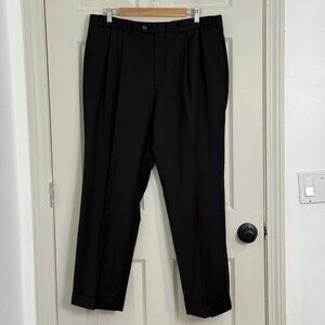 Lauren Ralph Lauren Total Comfort Pants Mens 36x29 Black Formal Black Tie Career